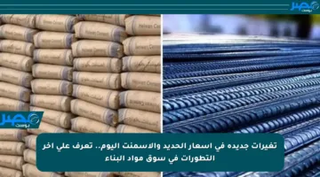 تغيرات جديدة في أسعار الحديد والأسمنت اليوم.. تعرف على آخر التطورات في سوق مواد البناء